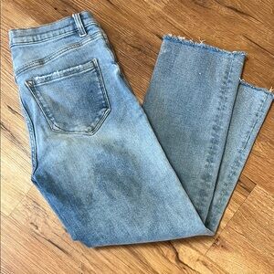 Kensie 5 pocket cropped jeans, size 6
